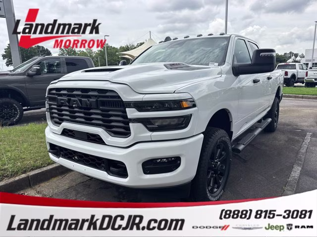 2026 Bright White Clearcoat Ram 2500 Black Express 4X4 Truck