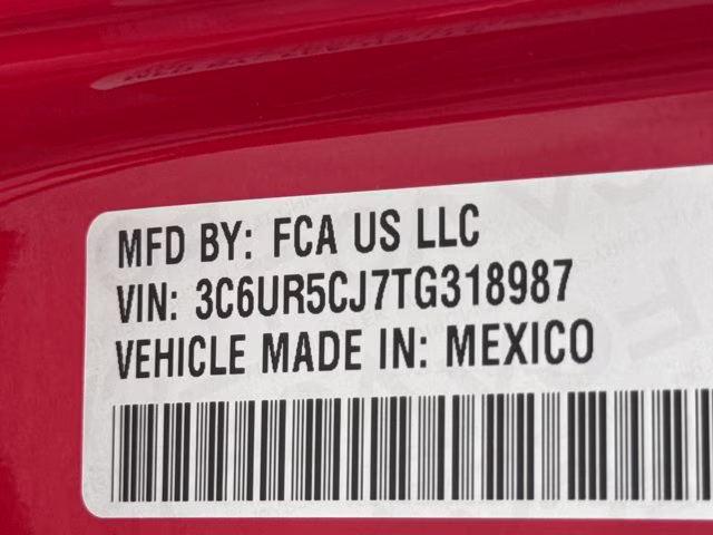 2026 Flame Red Clearcoat Ram 2500 Black Express 4X4 Truck