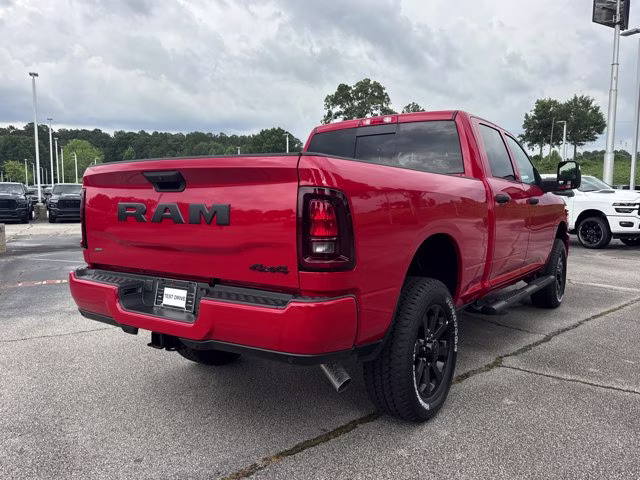 2026 Flame Red Clearcoat Ram 2500 Black Express 4X4 Truck