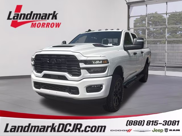 2026 Bright White Clearcoat Ram 2500 Black Express 4X4 Truck