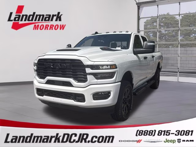 2026 Bright White Clearcoat Ram 2500 Black Express 4X4 Truck