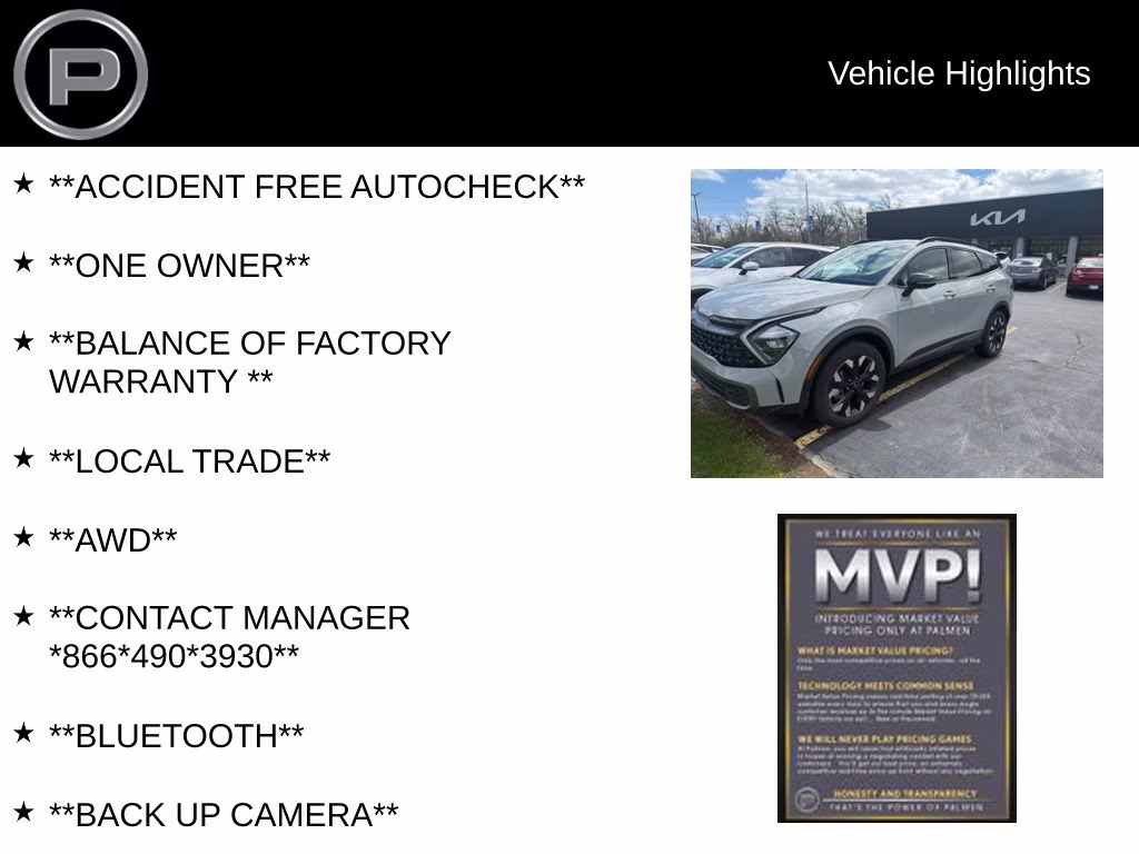 2023 Wolf Gray Kia Sportage X-Line AWD SUV