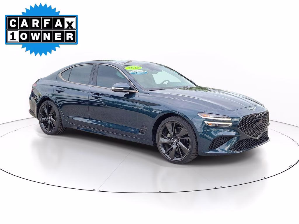 2023 Tasman Blue Genesis G70 2.0T Sport Prestige RWD RWD Sedan