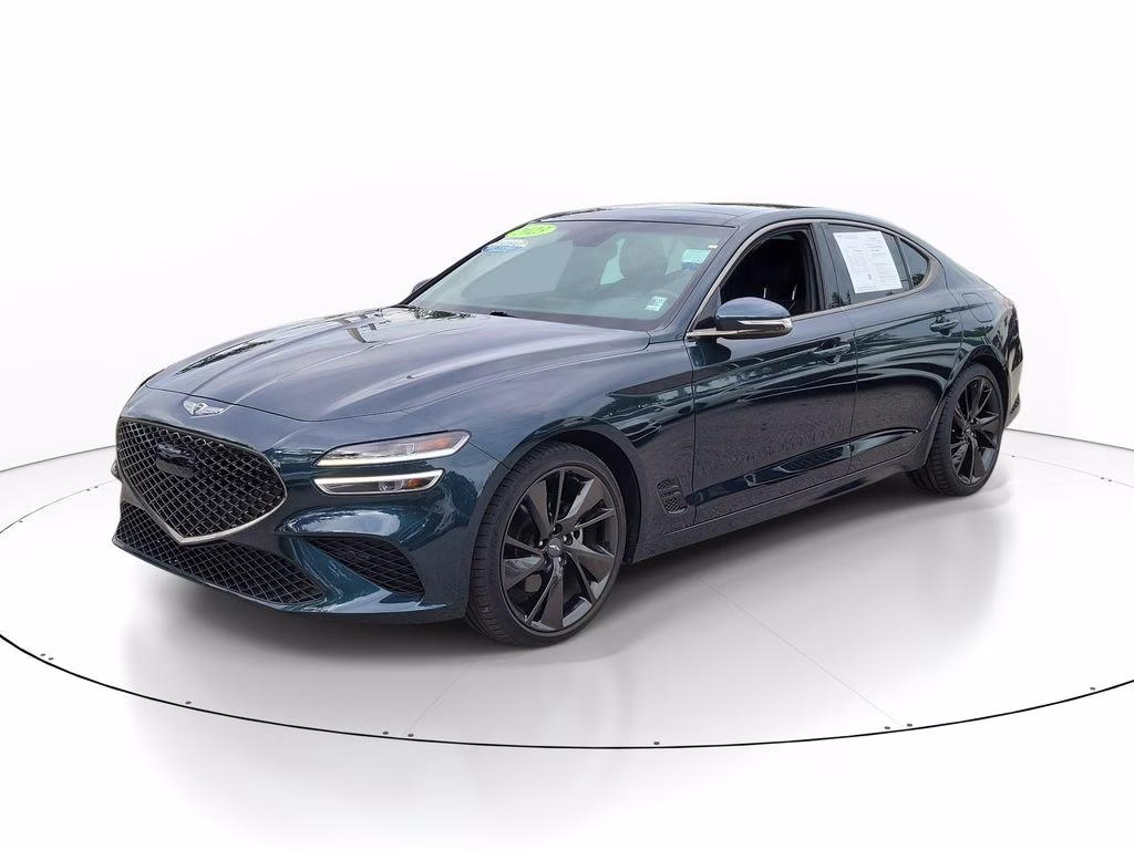 2023 Tasman Blue Genesis G70 2.0T Sport Prestige RWD RWD Sedan