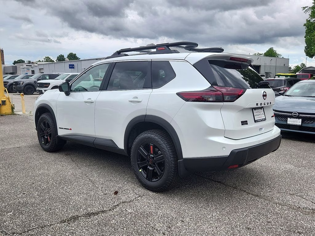 2026 Everest White Pearl Tricoat Nissan Rogue Rock Creek AWD SUV