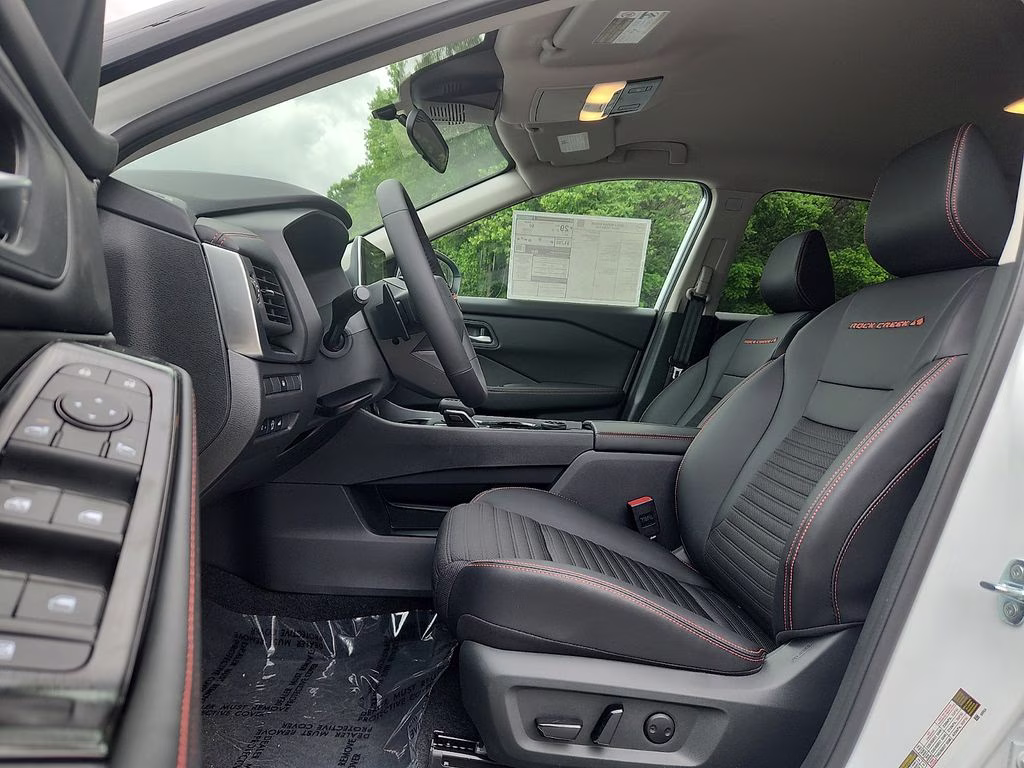 2026 Everest White Pearl Tricoat Nissan Rogue Rock Creek AWD SUV
