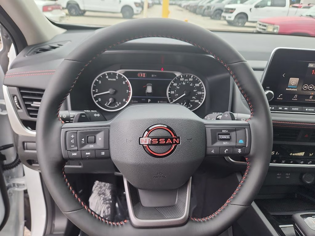 2026 Everest White Pearl Tricoat Nissan Rogue Rock Creek AWD SUV