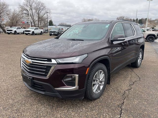 2023 Black Cherry Metallic Chevrolet Traverse LT AWD SUV