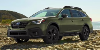 2020 White Subaru Outback Premium AWD SUV