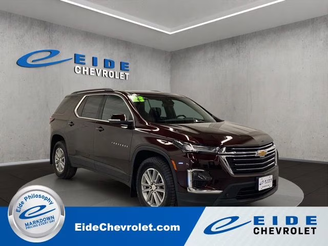 2023 Black Cherry Metallic Chevrolet Traverse LT AWD SUV