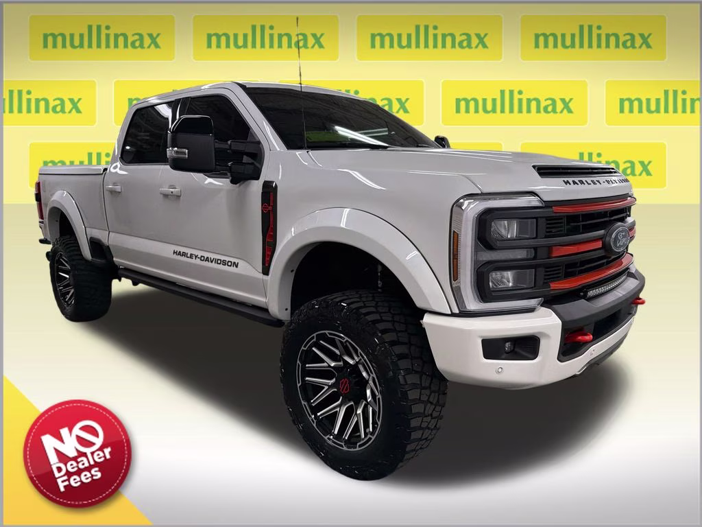 2024 White Metallic Ford Super Duty F-250 SRW Lariat Harley Davidson 4X4 Truck