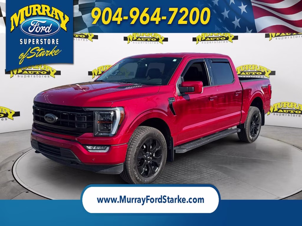 2023 Red Metallic Ford F-150 Lariat 4X4 Truck