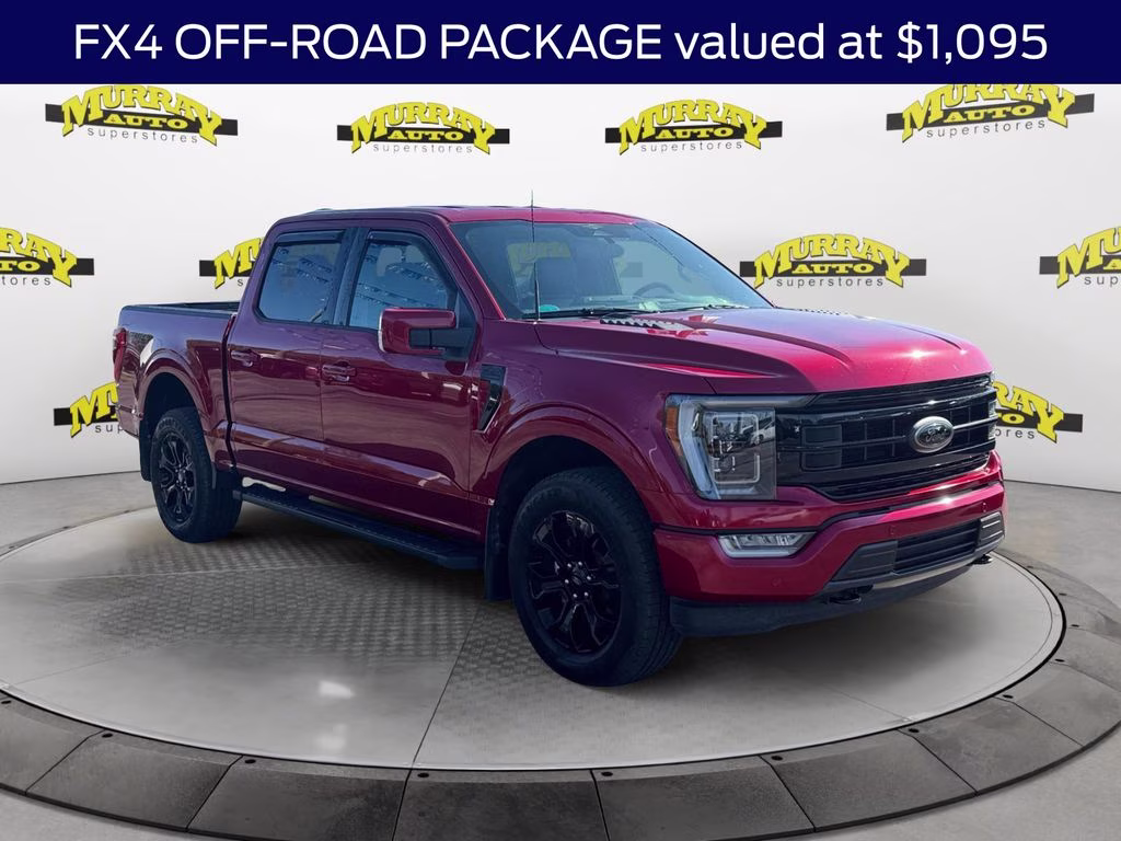 2023 Red Metallic Ford F-150 Lariat 4X4 Truck