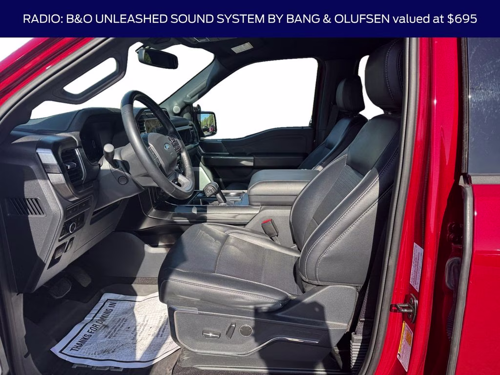 2023 Red Metallic Ford F-150 Lariat 4X4 Truck