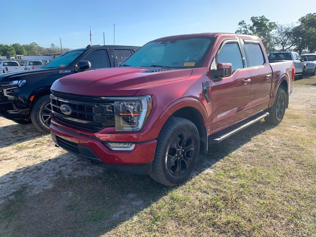 2023 Red Metallic Ford F-150 Lariat 4X4 Truck
