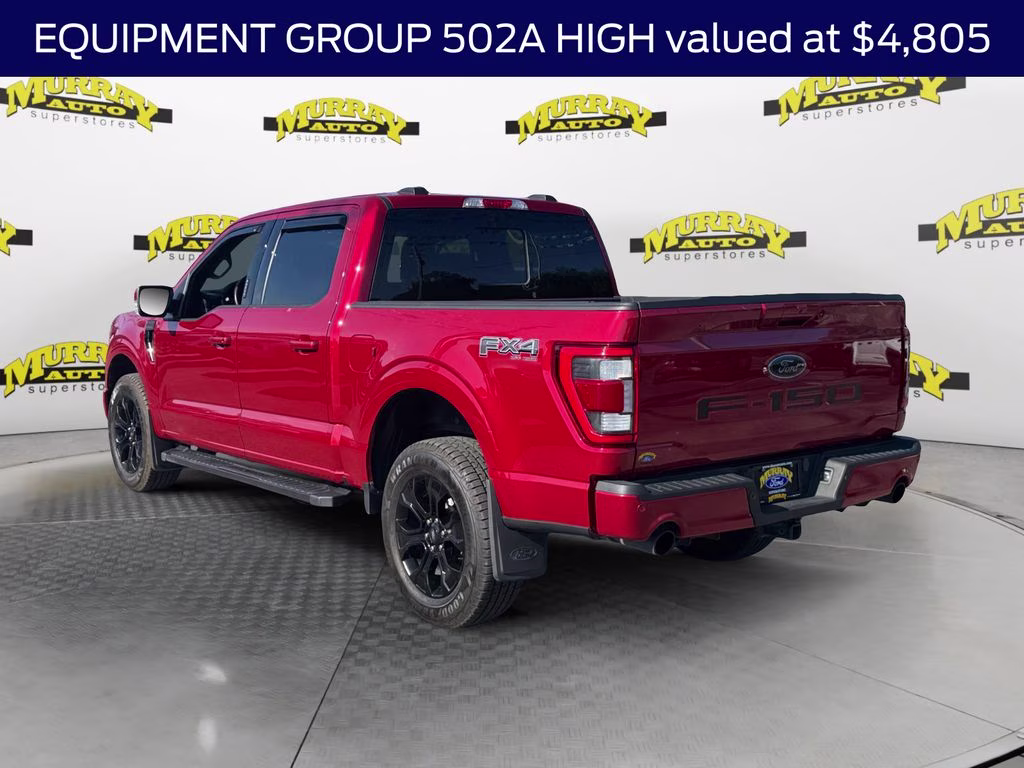 2023 Red Metallic Ford F-150 Lariat 4X4 Truck