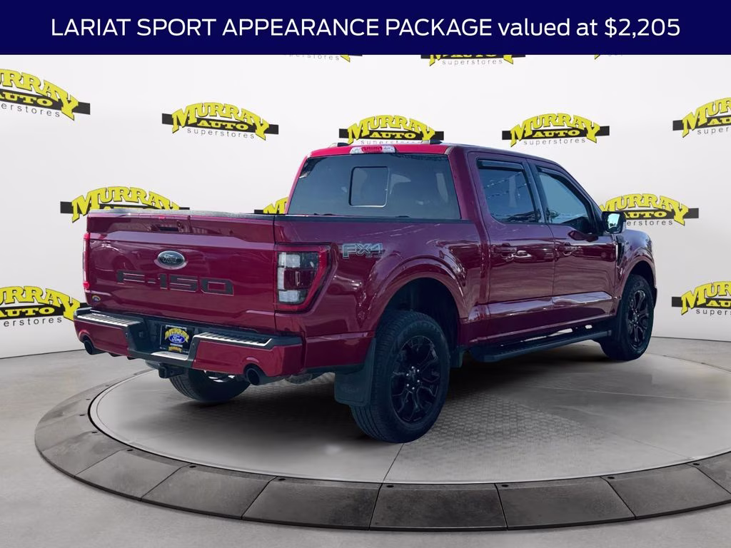 2023 Red Metallic Ford F-150 Lariat 4X4 Truck