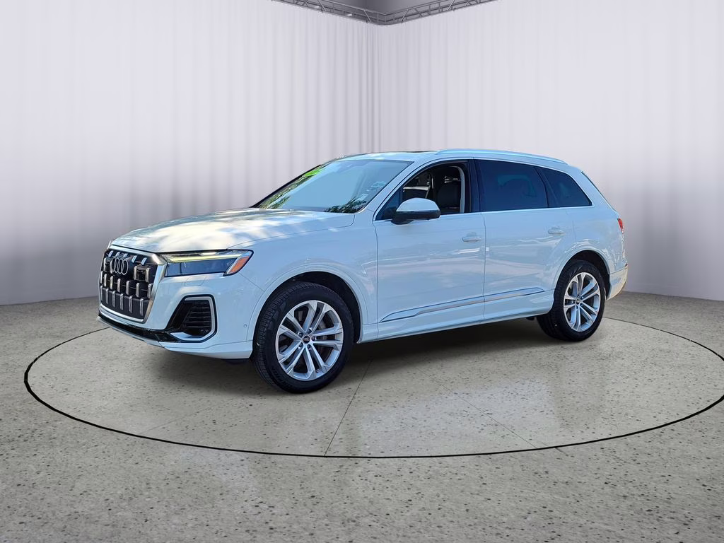 2025 Glacier White Metallic Audi Q7 Premium Plus AWD SUV