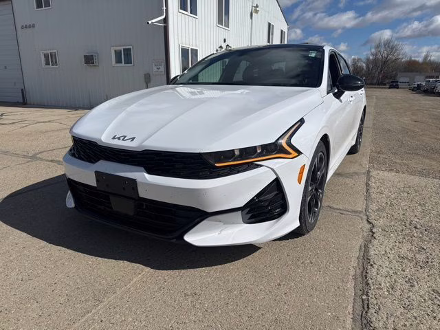 2023 Glacial White Pearl Kia K5 GT-Line AWD Sedan