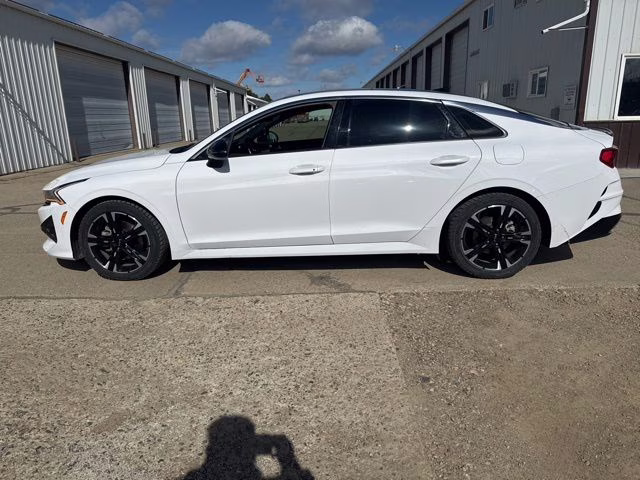 2023 Glacial White Pearl Kia K5 GT-Line AWD Sedan