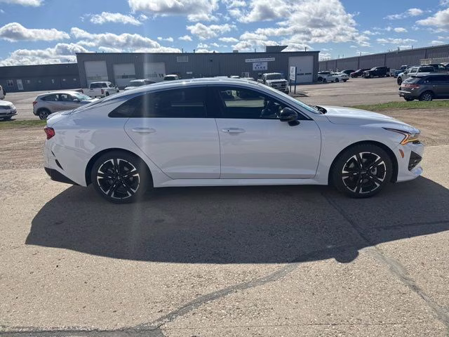 2023 Glacial White Pearl Kia K5 GT-Line AWD Sedan