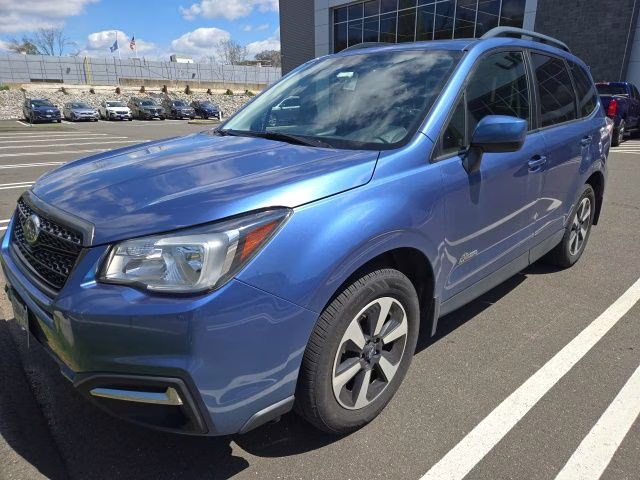 2018 Quartz Blue Pearl Subaru Forester 2.5i Premium AWD SUV