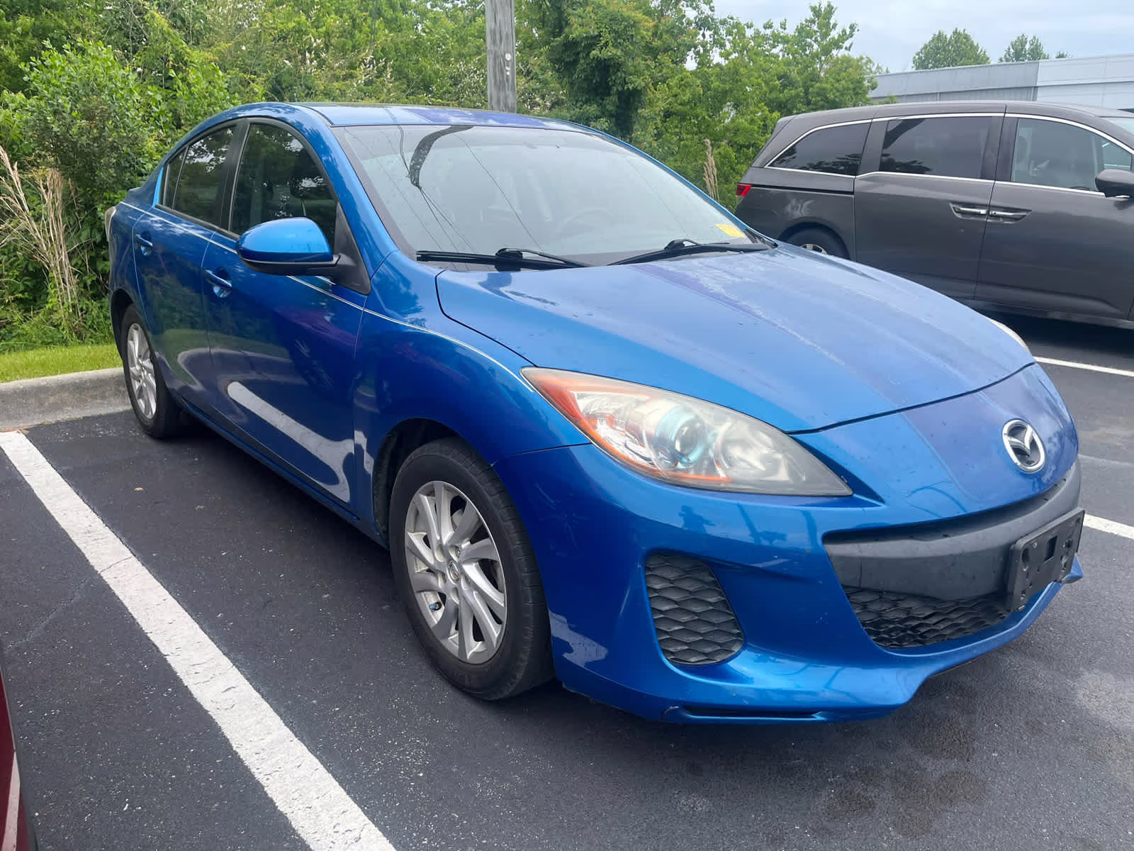2012 Sky Blue Mica Mazda Mazda3 i Grand Touring FWD Sedan