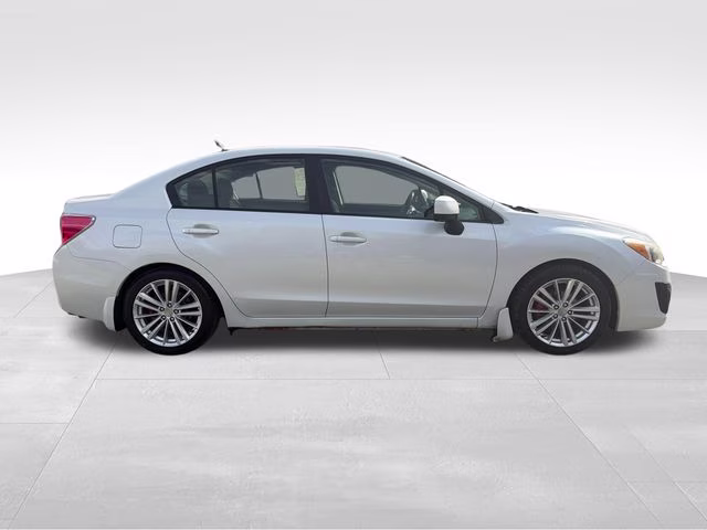 2014 Satin White Pearl Subaru Impreza 2.0i Premium AWD Sedan