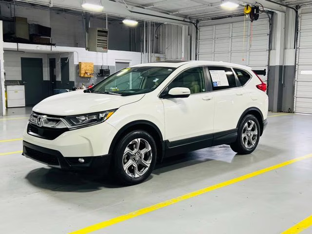 2018 White Diamond Pearl Honda CR-V EX-L FWD SUV