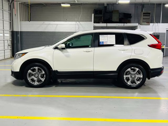 2018 White Diamond Pearl Honda CR-V EX-L FWD SUV