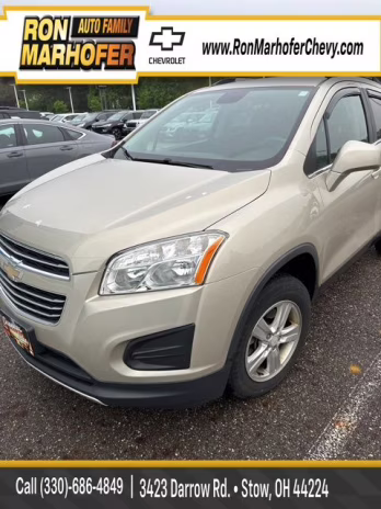 2016 Champagne Silver Metallic Chevrolet Trax LT AWD SUV
