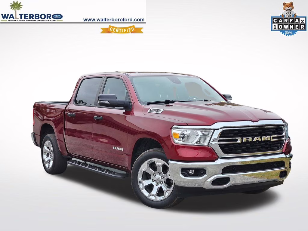 2023 Delmonico Red Pearlcoat Ram 1500 Big Horn/Lone Star 4X4 Truck
