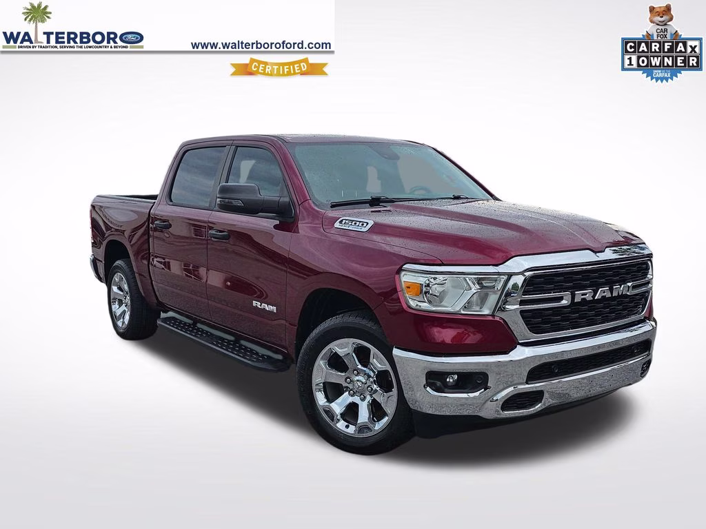 2023 Delmonico Red Pearlcoat Ram 1500 Big Horn/Lone Star 4X4 Truck