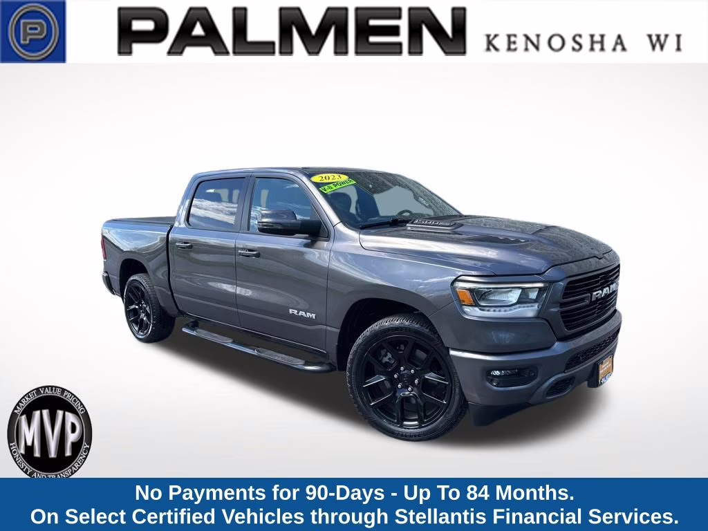 2023 Granite Crystal Metallic Clearcoat Ram 1500 Laramie 4X4 Truck