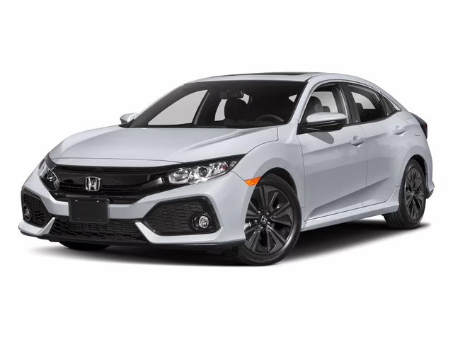 2018 Gray Honda Civic EX-L FWD Hatchback