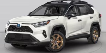 2025 Red Toyota RAV4 Hybrid XLE Premium AWD SUV