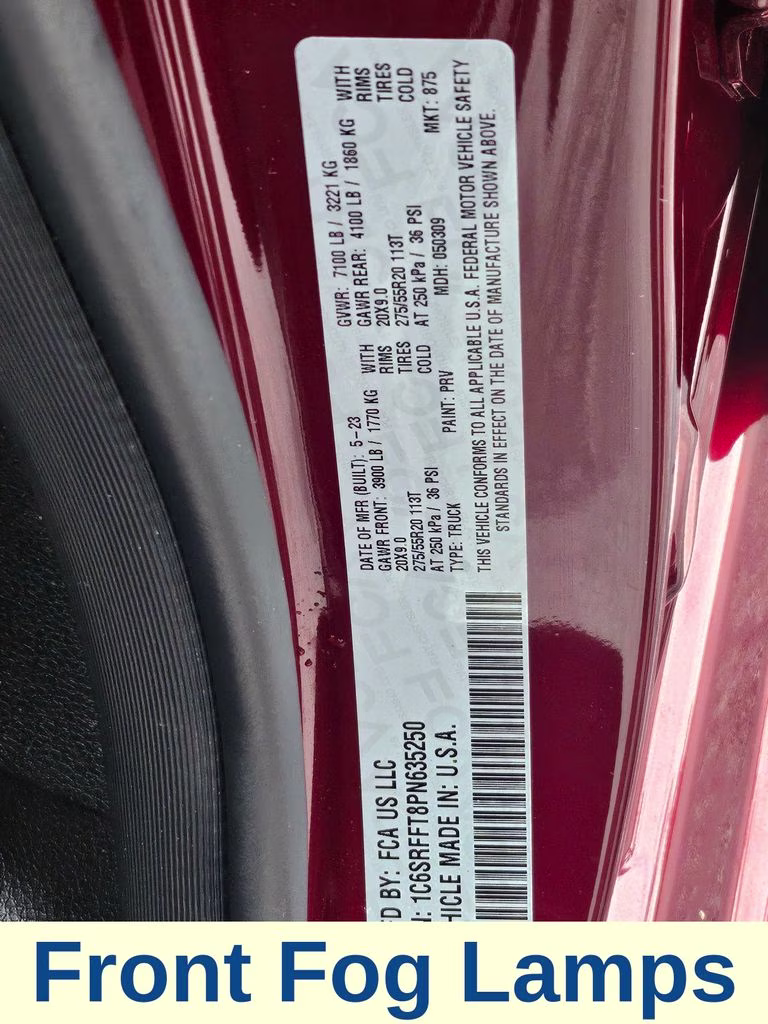 2023 Delmonico Red Pearlcoat Ram 1500 Big Horn/Lone Star 4X4 Truck