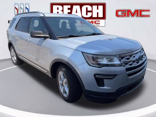 2019 Ingot Silver Ford Explorer XLT FWD SUV