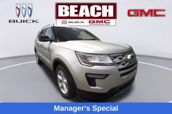 2019 Ingot Silver Ford Explorer XLT FWD SUV