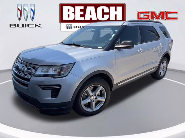 2019 Ingot Silver Ford Explorer XLT FWD SUV