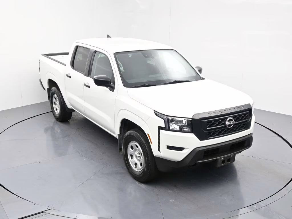 2022 Glacier White Nissan Frontier S 4X4 Truck