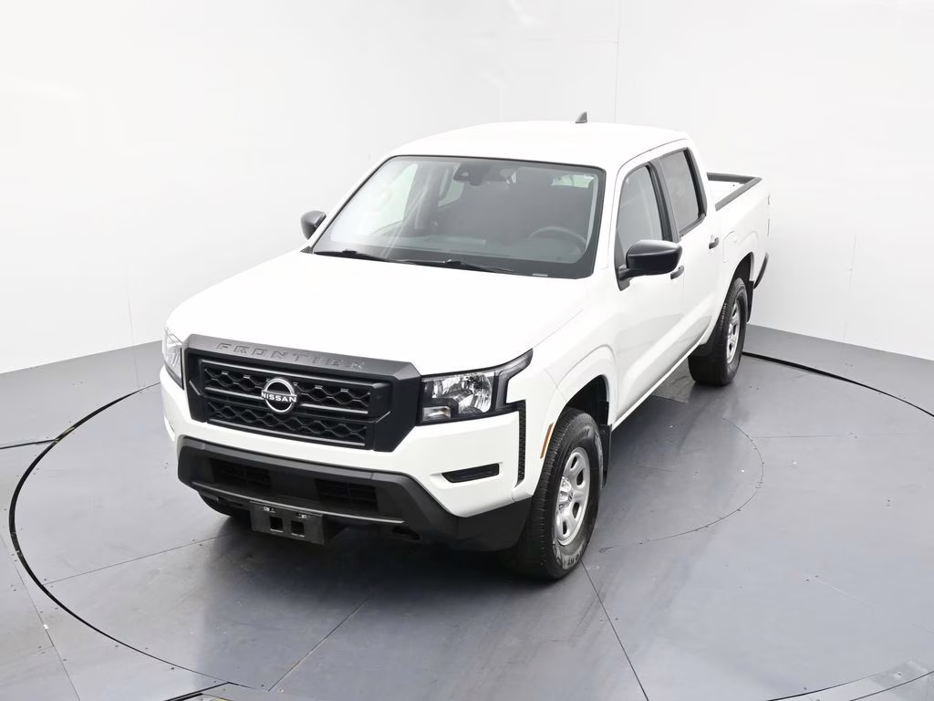 2022 Glacier White Nissan Frontier S 4X4 Truck