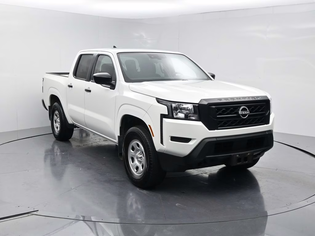 2022 Glacier White Nissan Frontier S 4X4 Truck