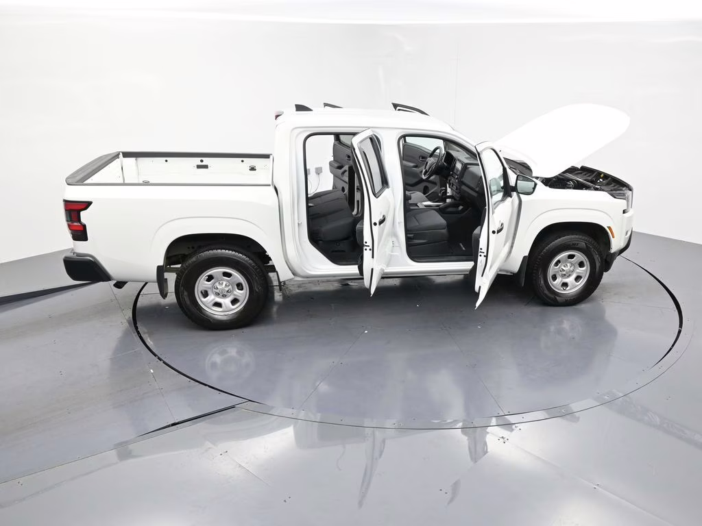 2022 Glacier White Nissan Frontier S 4X4 Truck