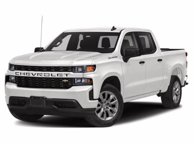 2020 Summit White Chevrolet Silverado 1500 Custom 4X4 Truck