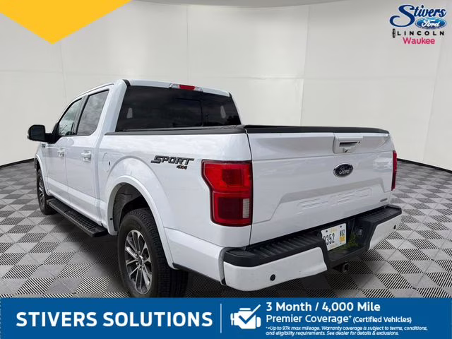 2019 Oxford White Ford F-150 Lariat 4X4 Truck