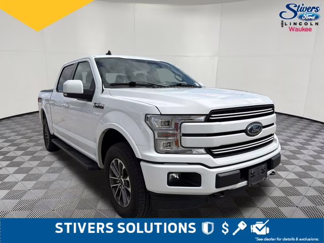 2019 Oxford White Ford F-150 Lariat 4X4 Truck