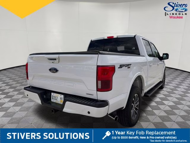 2019 Oxford White Ford F-150 Lariat 4X4 Truck