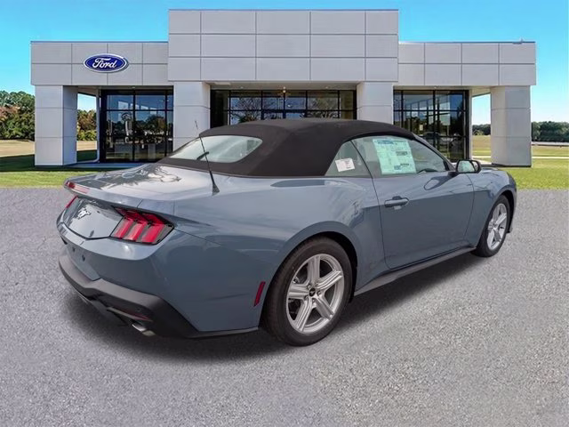 2026 Blue Ford Mustang EcoBoost RWD Convertible