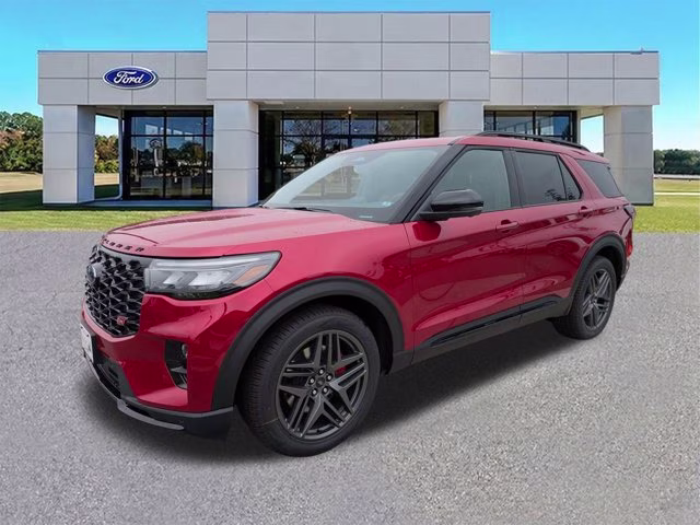 2026 Red Metallic Ford Explorer ST 4X4 SUV
